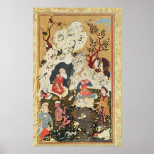 Prince visiting an Ascetic Poster