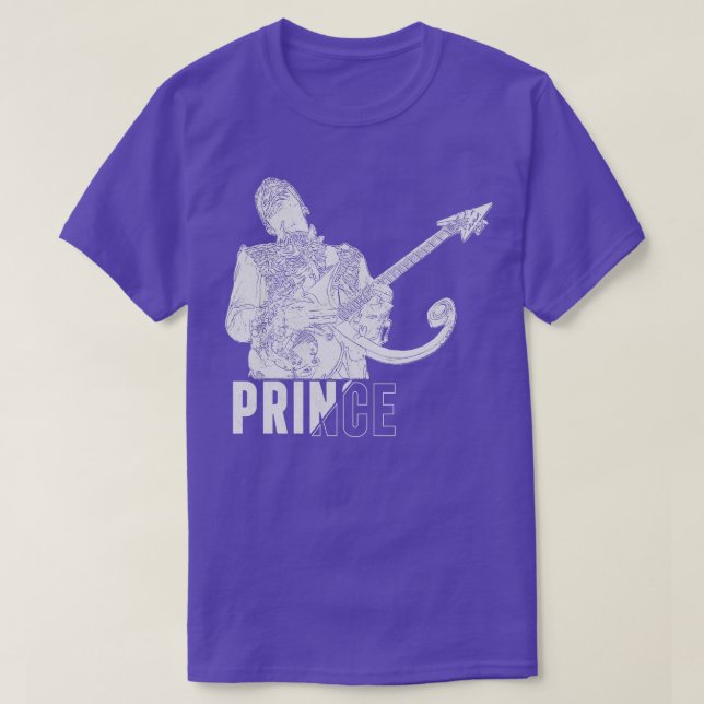 Prince White retro T-Shirt (Design Front)