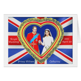 Prince William and Catherine Royal Wedding Cards