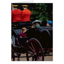 Prince William and Princess Diana on The Mall