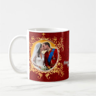 Prince William & Kate Kiss Mug