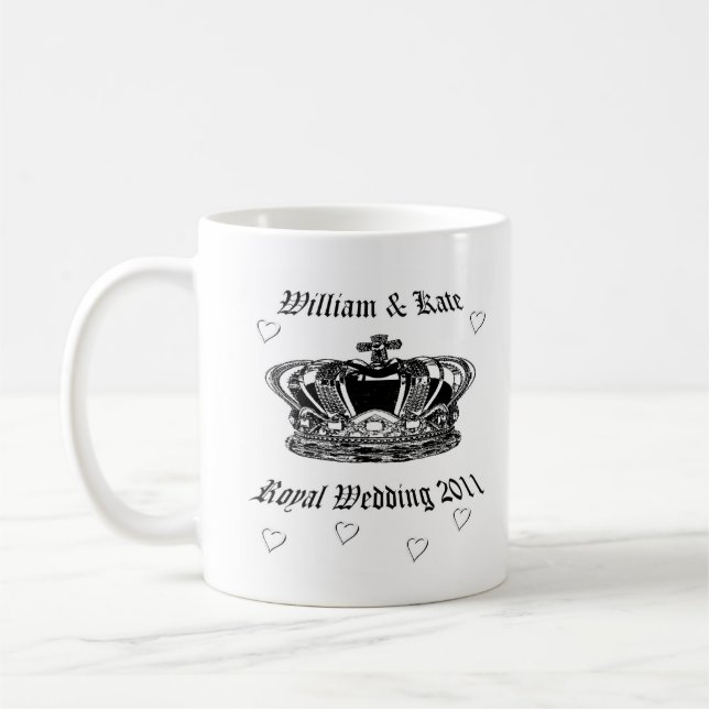 Prince William & Kate .Royal Wedding 2011 Coffee Mug (Left)