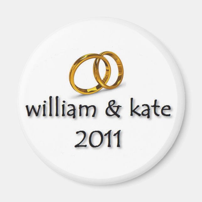 Prince William & Kate's Wedding 2011 Magnet (Front)