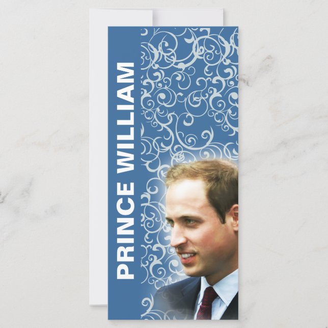 Prince William - Princess Catherine Bookmark (Front)
