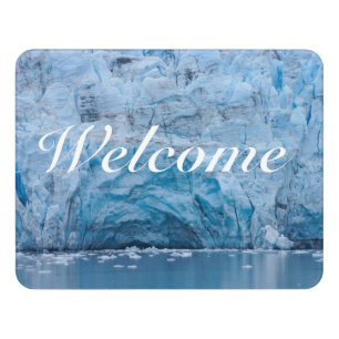 Prince William Sound Glacier Welcome Door Sign