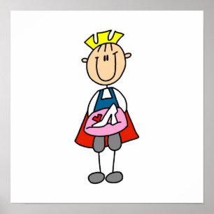 Prince With Glass Slipper Poster