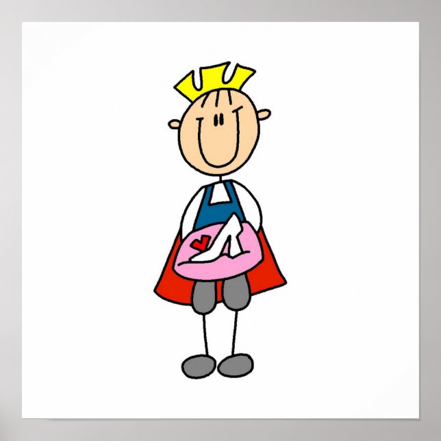 Prince With Glass Slipper Poster (Front)