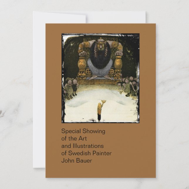 Prince with the Troll King Invitation (Front)