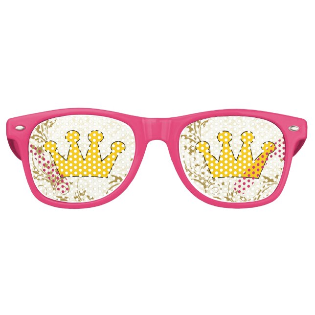 Princes, Crown retro Shades / Fun Party Sunglasses (Front)