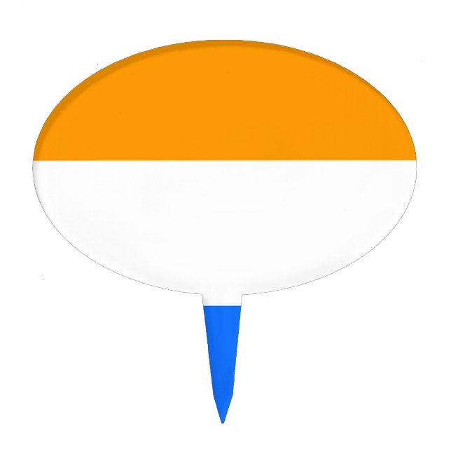 Prince's Flag Cake Topper (Front)