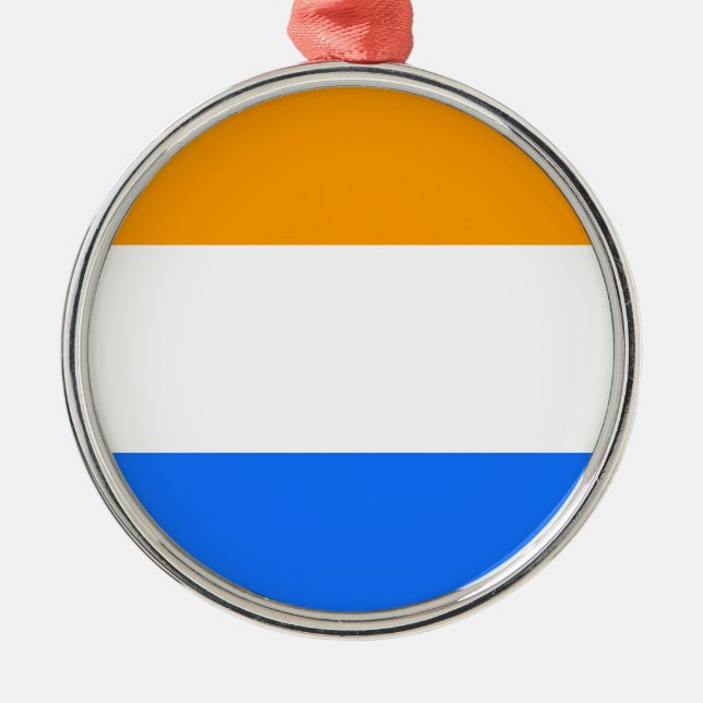 Prince's Flag Metal Ornament (Front)