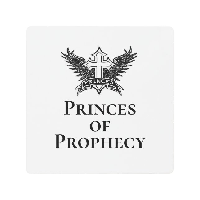 Princes: Logo metal Metal Print (Front)