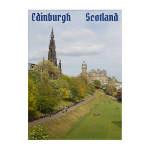 Princes Street Gardens, Edinburgh, Scotland Acrylic Print