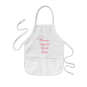 Princesa:  Hija del Rey de Reyes Kids' Apron