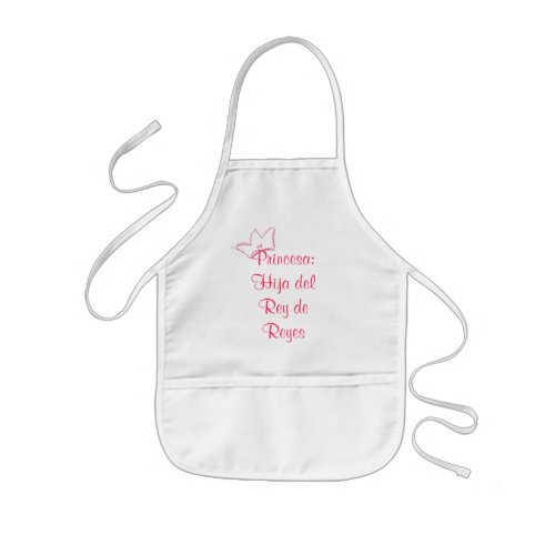 Princesa  Hija del Rey de Reyes Kids Apron