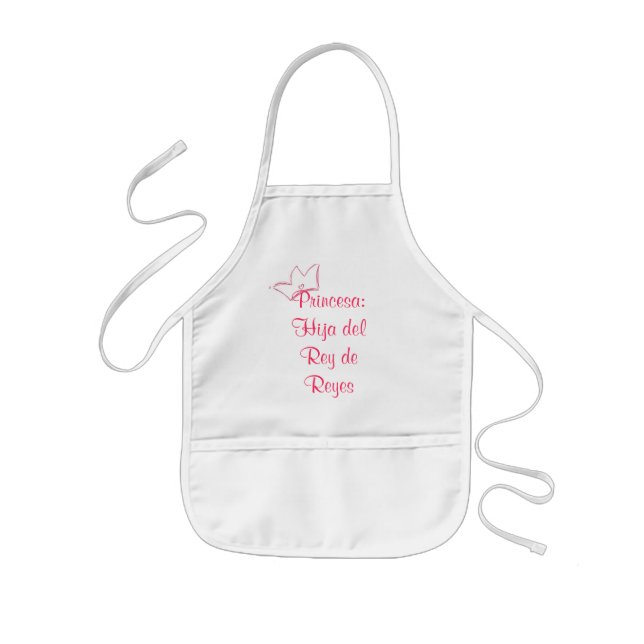 Princesa:  Hija del Rey de Reyes Kids' Apron (Front)