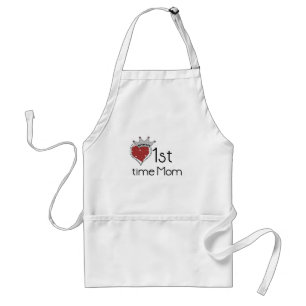 Princess 1st Time Mom Adult Apron