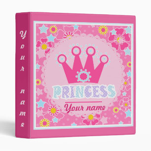 Princess 3 Ring Binder