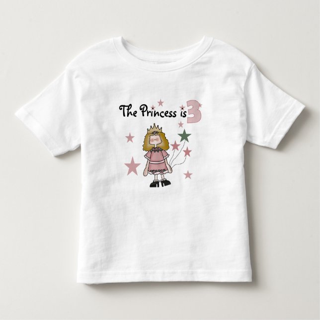 Princess 3rd Birthday Tshirts and Gifts (Front)