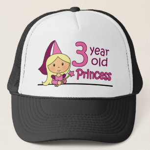 Princess Age 3 Trucker Hat