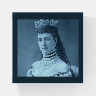 Princess Alexandra of Denmark in blue Paperweight