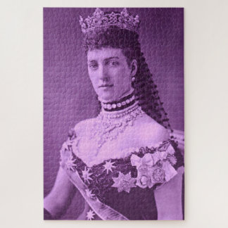 Princess Alexandra of Denmark in lavender Jigsaw Puzzle