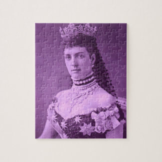 Princess Alexandra of Denmark in lavender Jigsaw Puzzle