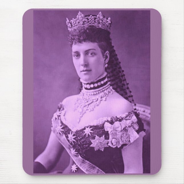 Princess Alexandra of Denmark in lavender Mouse Pad (Front)