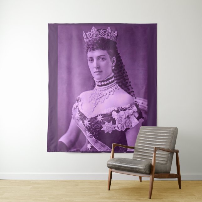 Princess Alexandra of Denmark in lavender Tapestry (In Situ)