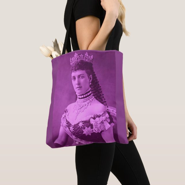 Princess Alexandra of Denmark in lavender Tote Bag (Close Up)
