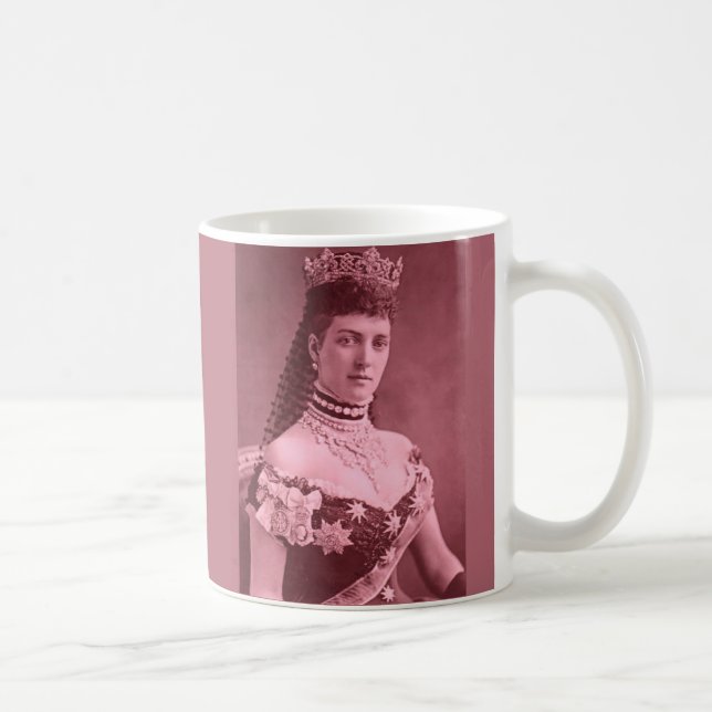 Princess Alexandra of Denmark in pink Coffee Mug (Right)