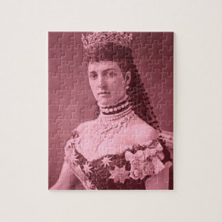 Princess Alexandra of Denmark in pink Jigsaw Puzzle