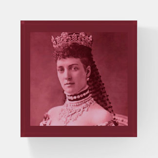 Princess Alexandra of Denmark in pink Paperweight