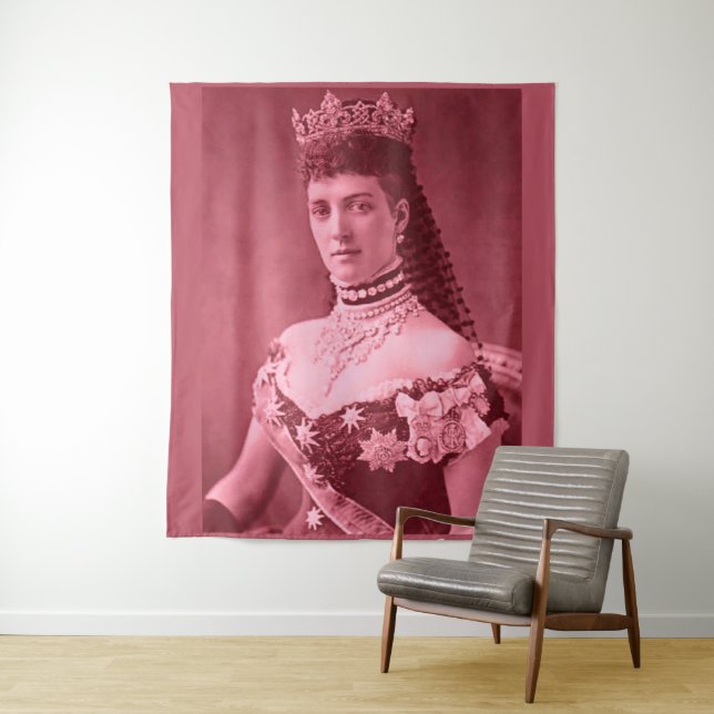 Princess Alexandra of Denmark in pink Tapestry (In Situ)