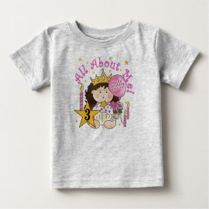 Princess All About Me 3rd Birthday Tshirts