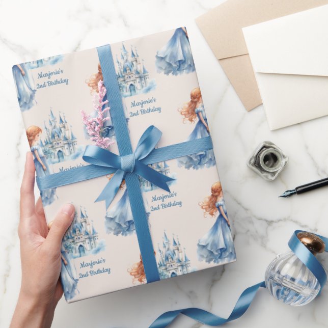 Princess and Castle Wrapping Paper (Gifting)