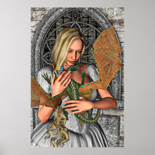 Princess and Dragon Poster