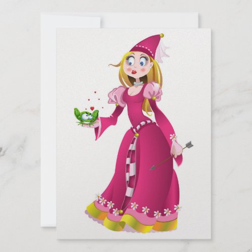 Princess and Frog Valentine Anti Valentine Invite