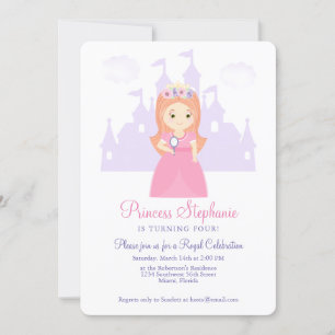 Princess and Her Magical Mirror Invitation
