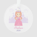 Princess And Her Magical Mirror Ornament at Zazzle