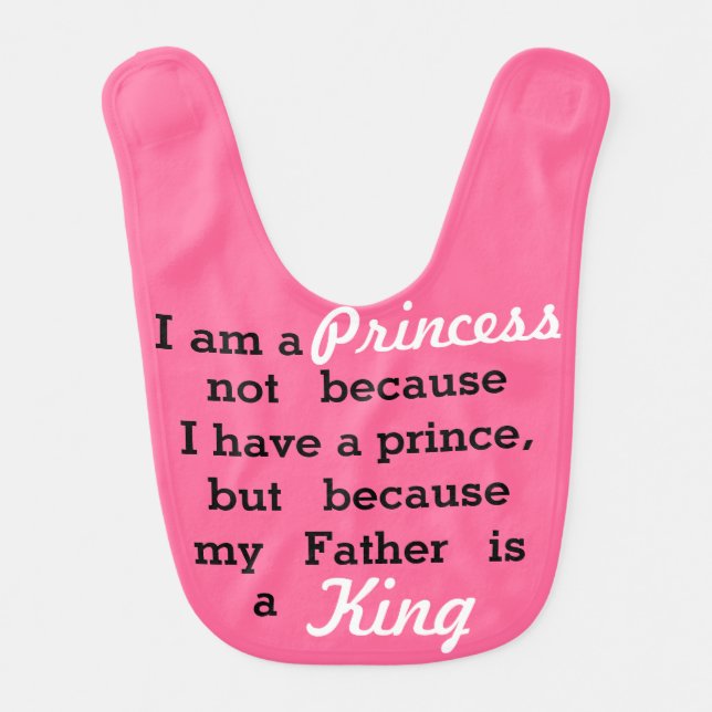 Princess and King Bib (Front)