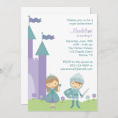 Princess and Knight Invitations (Front/Back)