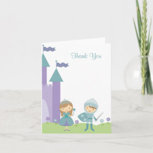 Princess and Knight Note Card