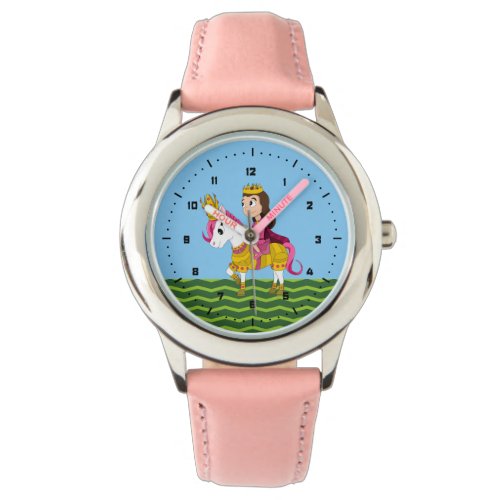 Princess and pony cartoon watch