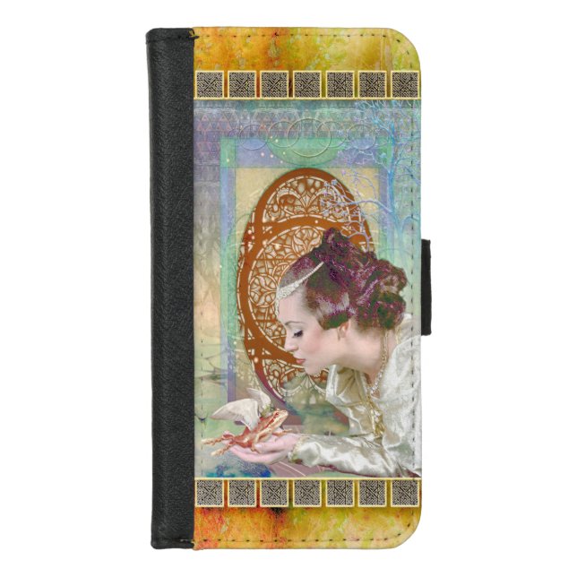 Princess and the Frog Prince iPhone Wallet Case (Front)
