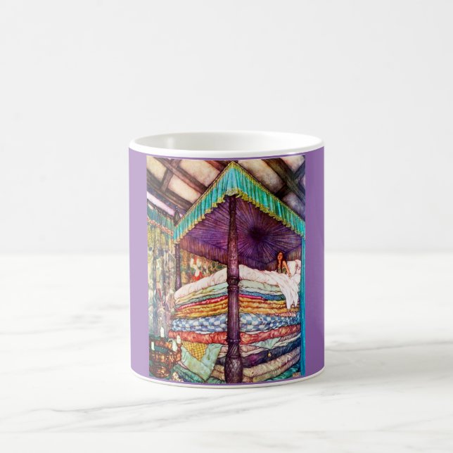 Princess and the Pea Coffee Mug (Center)