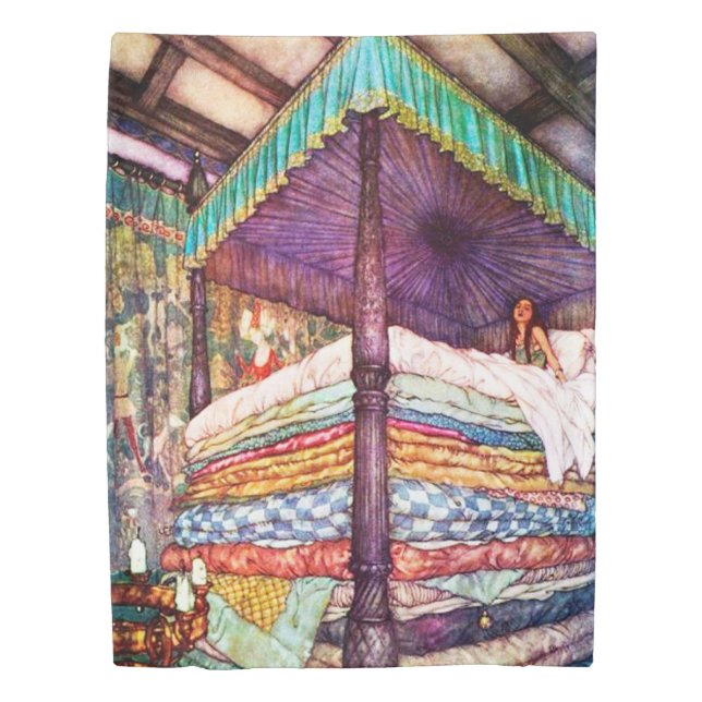 Princess and the Pea Duvet Cover (Front)