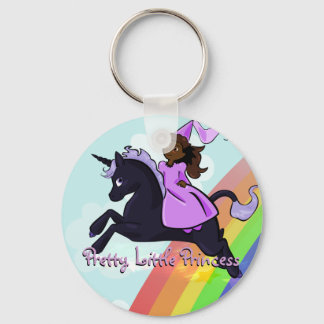 Princess and Unicorn Keychain