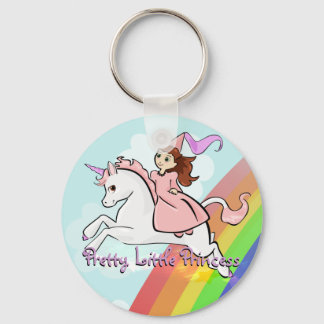 Princess and Unicorn Keychain