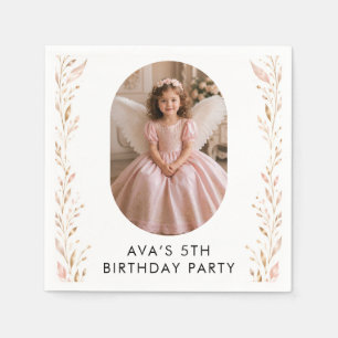 Princess Angel Birthday Napkins